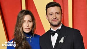 Justin Timberlake and Jessica Biel Arrive at the Vanity Fair Oscar Party hosted by Rashida Jones in Los Angeles, California, USA.