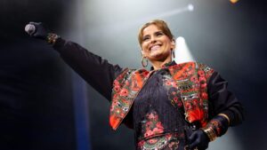 Canadian singer and songwriter, Nelly Furtado, performs live on stage at North Festival 2024 held in Porto. North Festival is held between 24th and 25th of May. Alejandro Sanz, Keane and Nelly Furtado are the headliners of the North Festival 2024, a music event that kicked off this Friday at Serralves Park in Porto. Thousands of people attended the festival during the performance of Nelly Furtado.