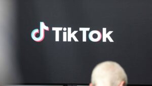 TikTok logo.