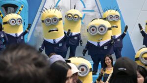 Celebration activities for the upcoming screening of the animation movie Despicable Me: 4.