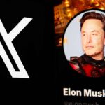 In this photo illustration, the X (Twitter) logo seen displayed on a smartphone with the official profile of Elon Musk, of the social network X In the background.