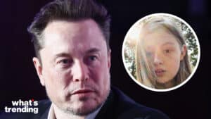 LEFT: Elon Musk is speaking at the symposium about antisemitism, organized by the European Jewish Association, in Krakow, Poland, on January 22, 2024. (Picture by: STR/NurPhoto / Shutterstock) RIGHT: Elon Musk's daughter Vivian Jenna Wilson takes a selfie. (Picture by: Vivian Jenna Wilson)