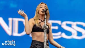 Ingrid Andress at the Lollapalooza Music Festival in Chicago, Illinois, on 6 August 2023.
