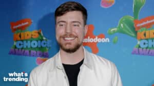 Nickelodeon Kids' Choice Awards 2023 held at the Microsoft Theater in Los Angeles, USA on March 4, 2023 with MrBeast arriving. PHOTO: Lumeimages / SplashNews.com