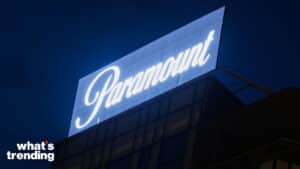 Paramount logo is seen in Warsaw, Poland on February 24, 2024.
