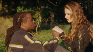 Quavo and Lana Del Rey in 'Tough.'