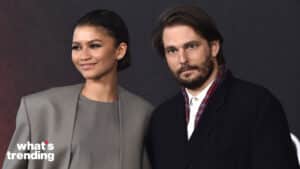 Zendaya Coleman and Sam Levinson attend the 'Euphoria' FYC event at The Academy Museum in Los Angeles, California.