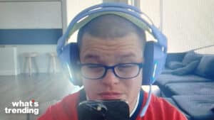 Popular influencer and Twitch streamer Sketch, posts a selfie on X, formerly Twitter, before starting a stream.