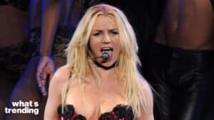 Britney Spears performing live at the Park and Suites Arena in Montpellier, south of France on October 21, 2011.
