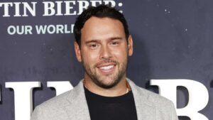 Scooter Braun arrives on the red carpet at the NY special screening event for Amazon Prime's upcoming doc