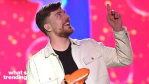 MrBeast at the Kid's Choice Awards.