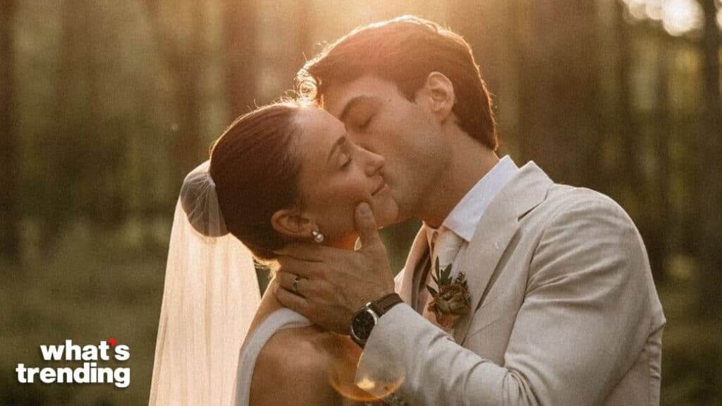 Ethan Dolan and Kristina Alice on their Aug. 24, 2024, wedding day. PHOTO: Kiara Talley with Indwell Weddings