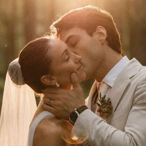 Ethan Dolan and Kristina Alice on their Aug. 24, 2024, wedding day. PHOTO: Kiara Talley with Indwell Weddings