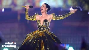 Katy Perry performing at the Coronation Concert held in the grounds of Windsor Castle, Berkshire, to celebrate the coronation of King Charles III and Queen Camilla.