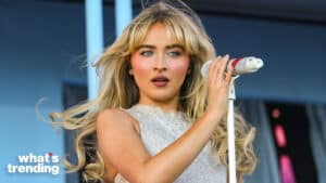 Sabrina Carpenter performs at Coachella, Day 1 on April 12th, 2024.