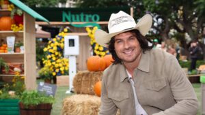 Ian Somerhalder attends a first-of-its-kind farmers market for dogs powered by natural pet food brand NUTRO at The Grove on September 14, 2024 in Los Angeles, California.