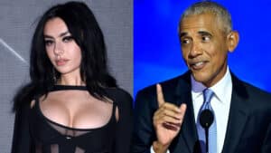 Charli XCX and Barack Obama.