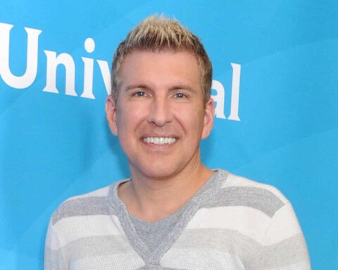 Todd Chrisley arriving for the NBCUniversal Summer TCA Press Tour 2014-Day 2 at the Beverly Hilton Hotel.