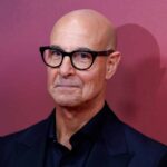 Stanley Tucci arrives at the premiere of the film 'Conclave' at the BFI London Film Festival, in London, Britain, 10 October 2024. The 68th edition of the annual film festival runs from 09 to 20 October 2024.