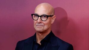 Stanley Tucci arrives at the premiere of the film 'Conclave' at the BFI London Film Festival, in London, Britain, 10 October 2024. The 68th edition of the annual film festival runs from 09 to 20 October 2024.