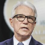 Los Angeles County District Attorney George Gascon speaks during a press conference about Lyle and Erik Menendez, who are each serving two consecutive life prison terms without parole, in Los Angeles, California, USA, 24 October 2024. Brothers Lyle and Erik Menendez were sentenced in 1996 for first degree murder for killing their parents, Jose and Kitty Menendez, but new evidence in the case has lead prosecutors to reexamine the brothers' sentencing.