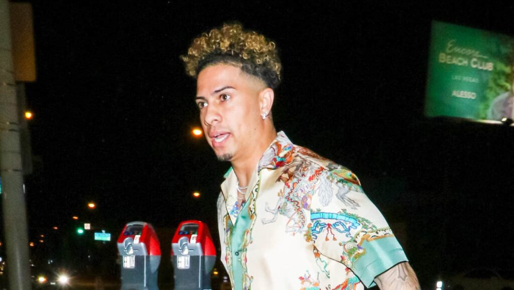 Austin McBroom is seen in Los Angeles, California.