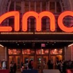 An AMC movie theater is seen on 42nd Street in Manhattan, New York City.