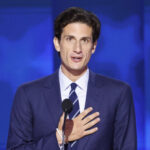 Jack Schlossberg, grandson of President John F. Kennedy, speaks at the 2024 Democratic National Convention at the United Center in Chicago, Illinois on Tuesday, August 20, 2024. The theme for day two is "A Bold Vision for America's Future."