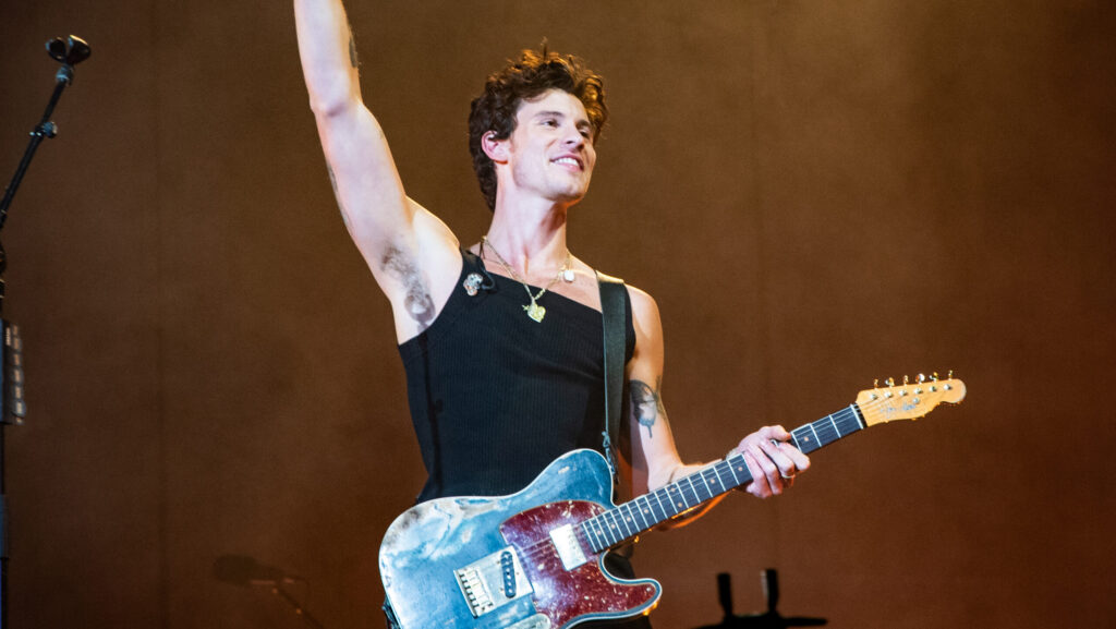 Shawn Mendes performs during day 2 of the 2024 Corona Capital Music Festival at Autódromo Hermanos Rodríguez on November 16, 2024 in Mexico City, Mexico.