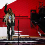 Billy Ray Cyrus acknowledges the crowd during the Liberty Ball, one of the events being held following US President Donald Trump's inauguration today in Washington, DC, USA, 20 January 2025. Trump, who defeated Vice President Kamala Harris to become the 47th president of the United States, was sworn in earlier in the day, though the planned outdoor ceremonies and events were cancelled due to extremely cold temperatures.