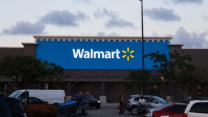 Walmart store is seen in Miami, United States on May 2, 2024.