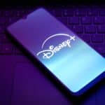 The Disney Plus logo appears on the screen of a smartphone in Reno, United States, on December 15, 2024.
