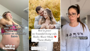 Hailey Okula, a 33-year-old ER nurse and influencer, fulfilled her dream of becoming a mother on March 31st, but tragically passed away moments later due to a rare childbirth complication, leaving her husband, Matthew, to navigate life as a single father while seeking community support to care for their newborn son, Crew.
