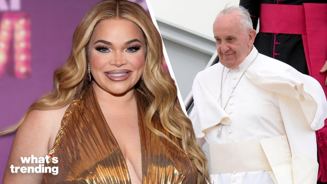 Trisha Paytas is shutting down the bizarre "baby curse" theory, which links her pregnancies to the deaths of the Pope and other public figures.
