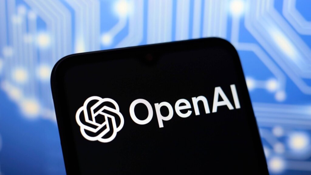 The OpenAI logo appears on the screen of a smartphone in Reno, United States, on November 21, 2024.