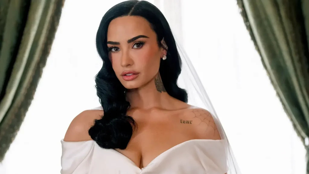 Demi Lovato marries Jordan "Jutes" Lutes in a romantic California wedding, wearing a custom Vivienne Westwood gown and celebrating with close family and friends.