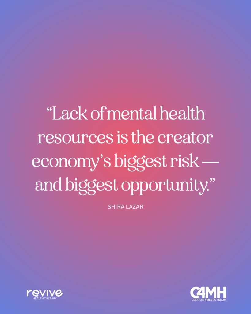 CreatorCare provides sliding scale therapy for digital creators