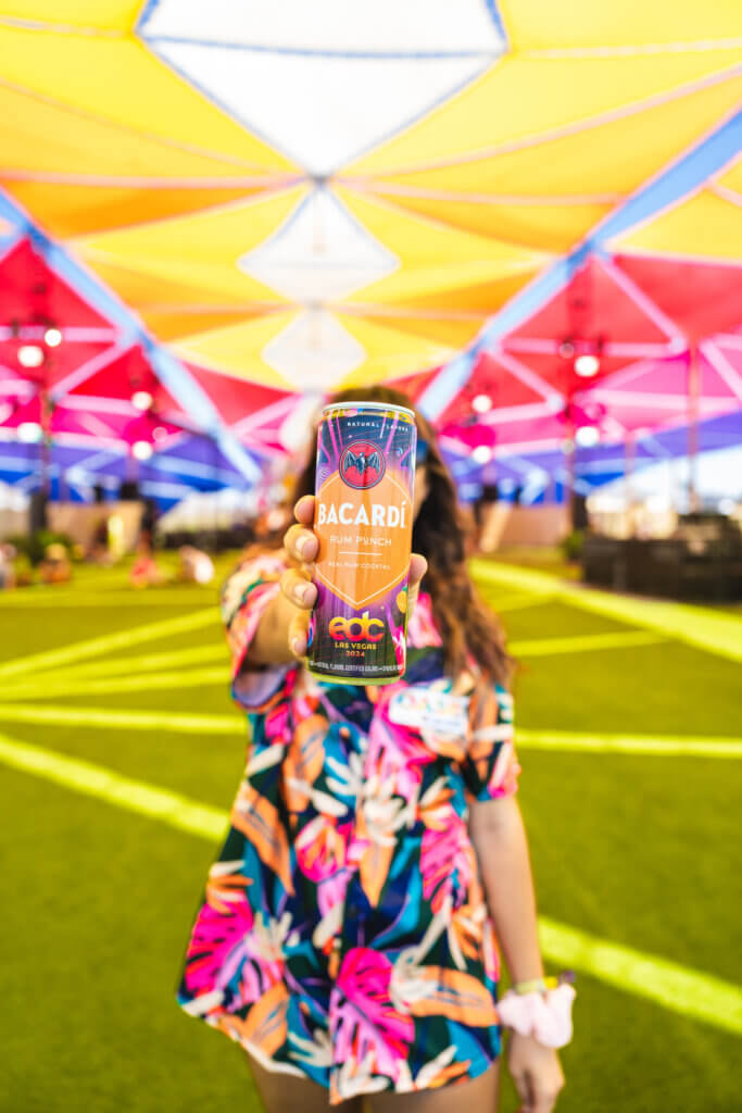 Enjoy BACARDÍ cocktails at CASA BACARDÍ during EDC Las Vegas. Photo: Yuxi Liu / BACARDÍ