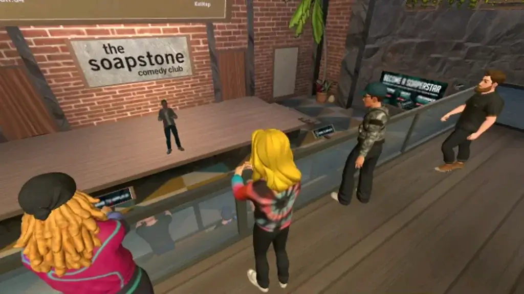 Soapstone Comedy launches a NYC-inspired VR venue in Meta Horizon, bringing live comedy and LaughFest sets to life
