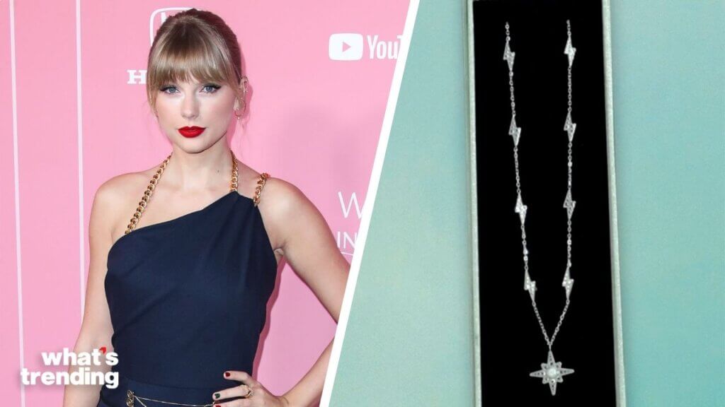 Taylor Swift’s Disney+ docuseries announcement is being overshadowed as her lightning bolt necklace sparks debate over alleged Nazi symbolism online.