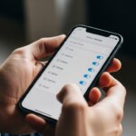 Person adjusting privacy settings toggles on a smartphone screen.