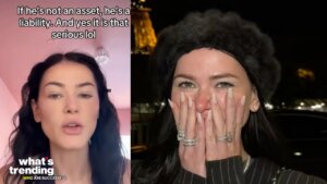 MJ Gray is facing a massive brand crisis as fans accuse her of a calculated "bait and switch" for announcing an engagement after only nine months, completely abandoning the radical anti-marriage philosophy and five-year vetting rule she used to build her empire.