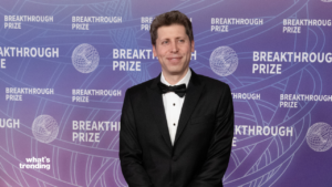 Sam Bankman-Fried in a black tuxedo at the Breakthrough Prize event.
