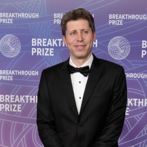 Sam Bankman-Fried in a black tuxedo at the Breakthrough Prize event.