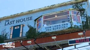 Commuters in Los Angeles were shocked to find a man living inside a billboard, but the bizarre viral moment isn't what it seems.