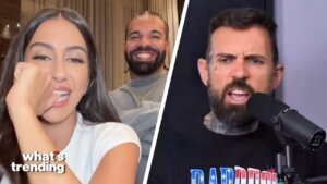 Adam22 left fans stunned after cheering on his estranged wife, adult film star Lena The Plug, as she allegedly made good on her famous "hall pass" with Drake.